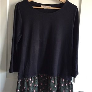 Loft Mixed-Media Top